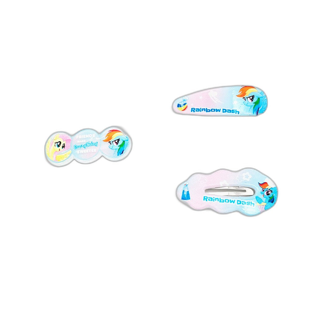 My Little Pony Official Licensed Rainbow Pony Cartoon Hair Clip Set Main image
