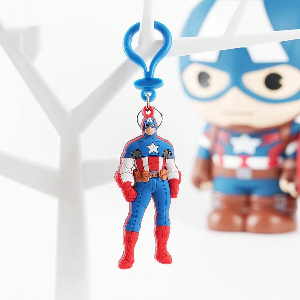 Marvel Captain America PVC Keychain