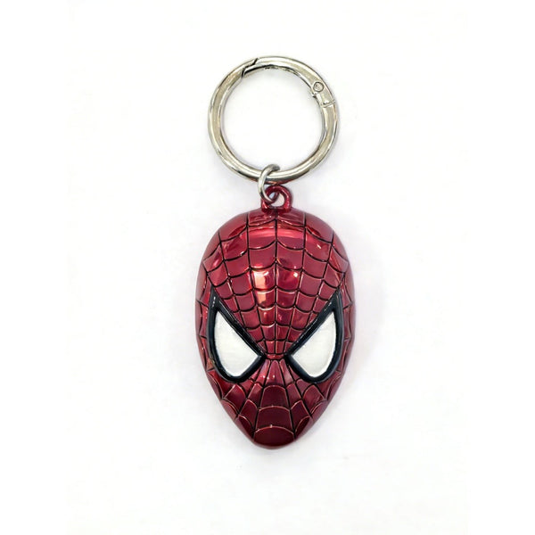 Marvel Official Licensed Metal Keychain - Captain America Shield, Thor's Hammer, Spider-Man Mask