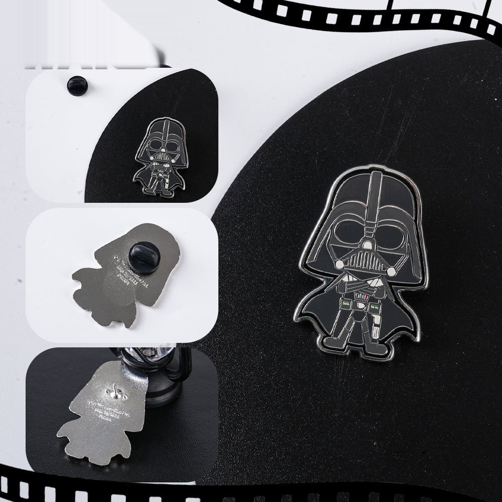 Disney Official Authorized Metal Character Brooch Collectible Edition - Darth Vader, Stormtrooper, Yoda, RDR2 and Other Pins Badges