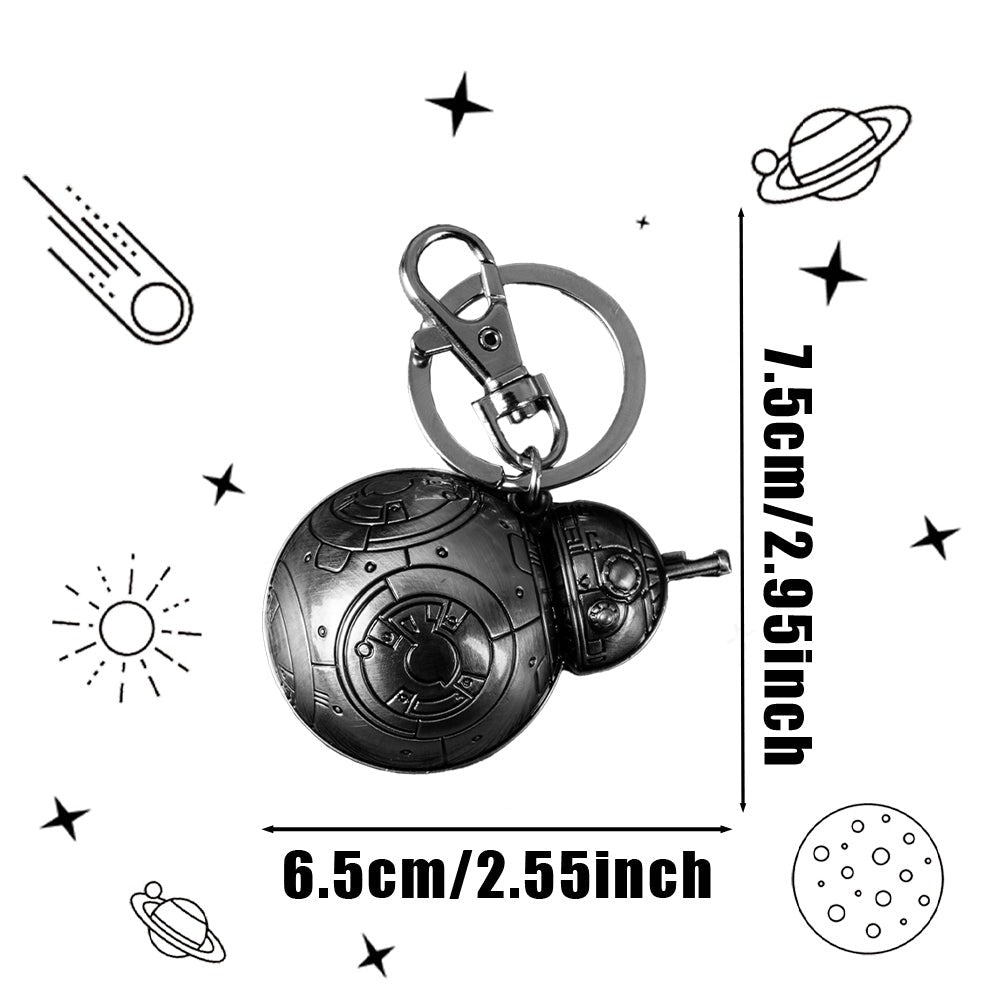 Star Wars Official Licensed Durable Tin Alloy BB-8 Keychain