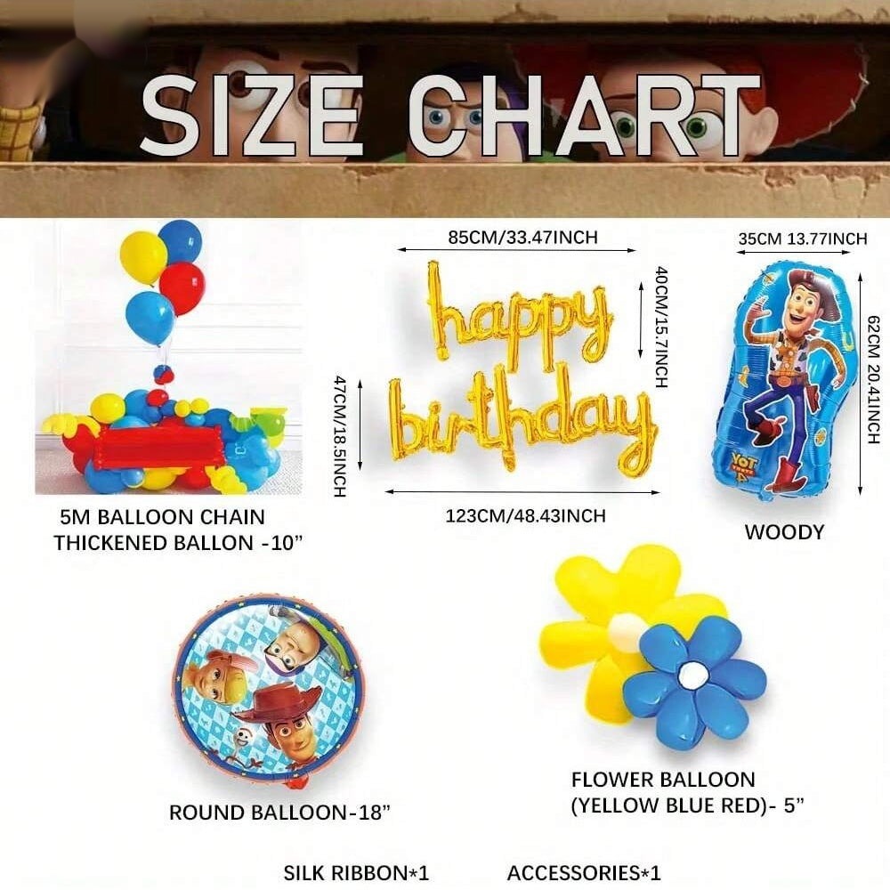 Disney Officially Licensed Buzz Lightyear and Woody Balloon Set Secondary image