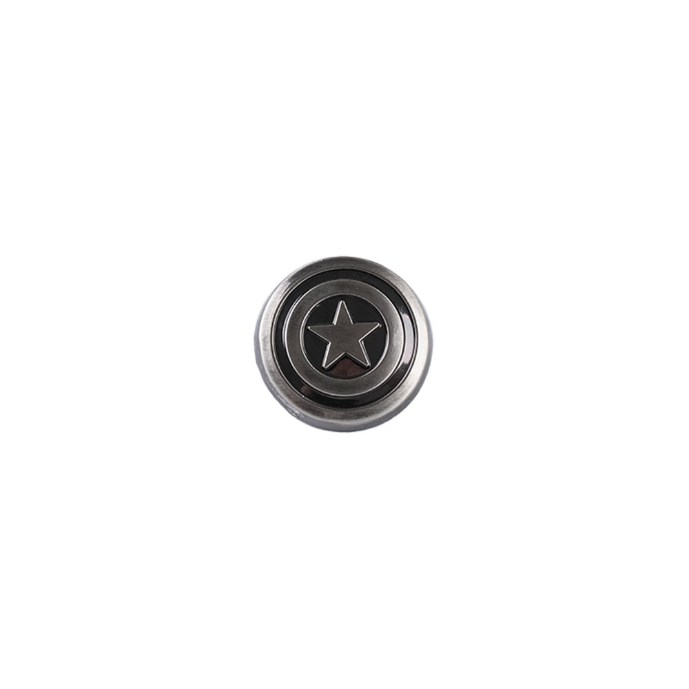 Marvel Captain America Shield Zinc Alloy Brooch