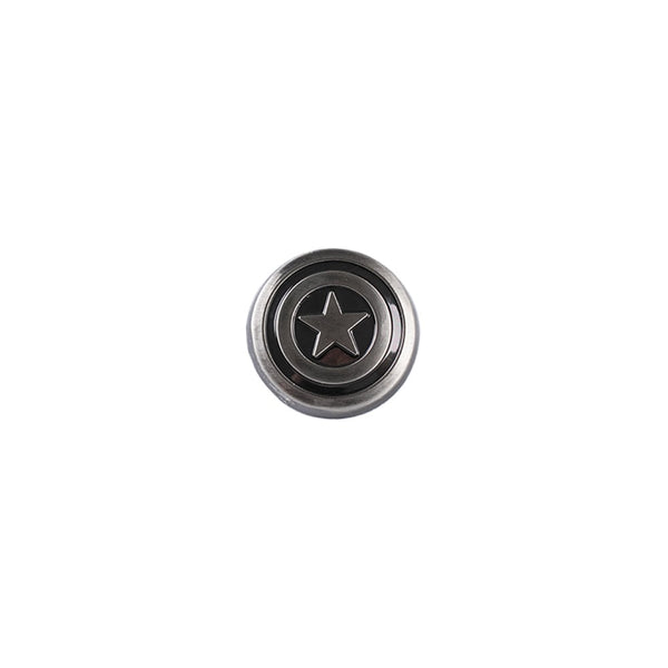 Marvel Captain America Shield Zinc Alloy Brooch