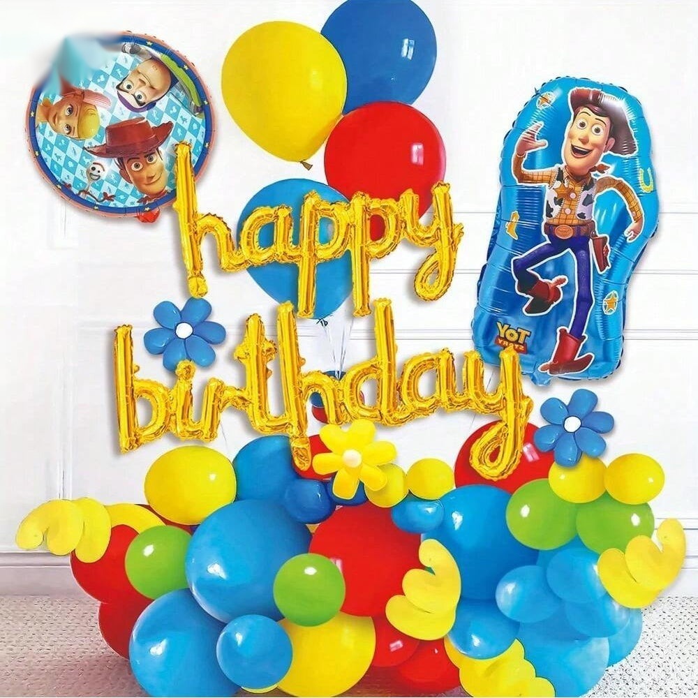 Disney Officially Licensed Buzz Lightyear and Woody Balloon Set Main image