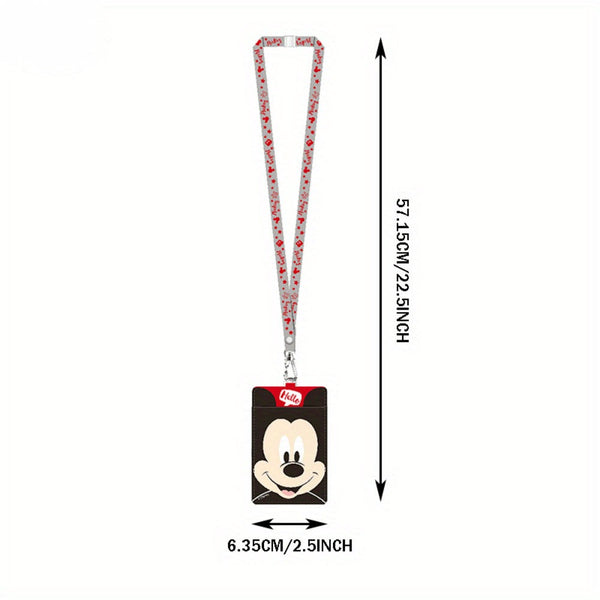 Disney Mickey Mouse Card Holder with Lanyard