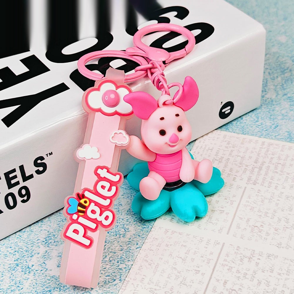 Peppa Pig PVC Rotatable Keychain