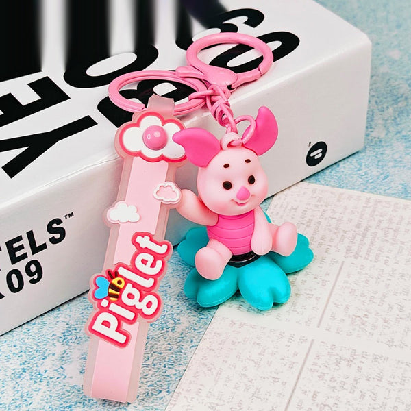 Peppa Pig PVC Rotatable Keychain
