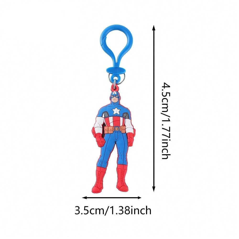 Marvel Captain America PVC Keychain