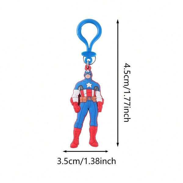 Marvel Captain America PVC Keychain