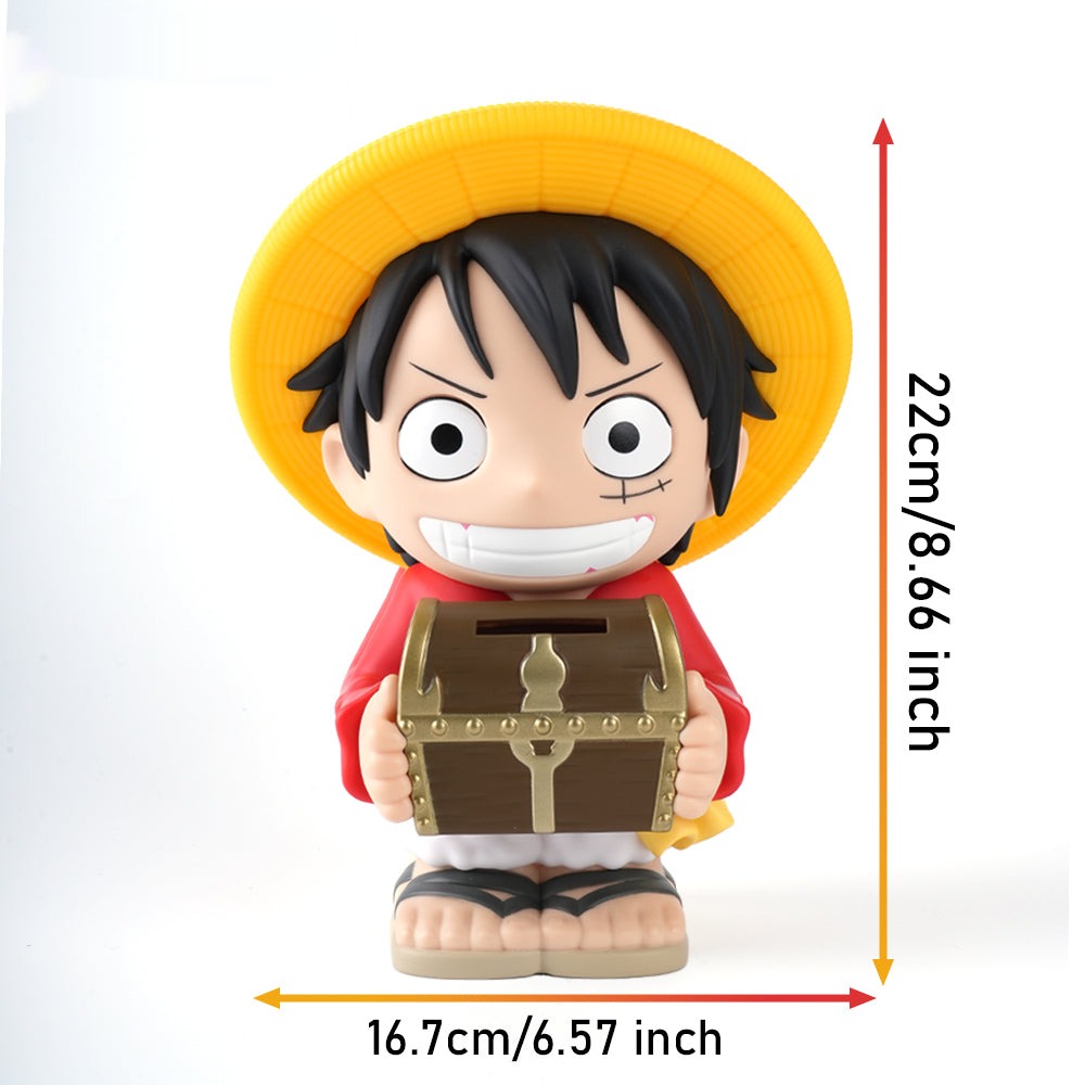 One Piece Luffy PVC Coin Bank