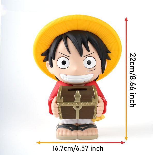 One Piece Luffy PVC Coin Bank
