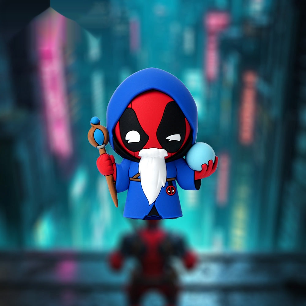 Marvel Official Licensed Deadpool 3D Refrigerator Magnet - Cute Cartoon Character Anime Style Kitchen Decoration