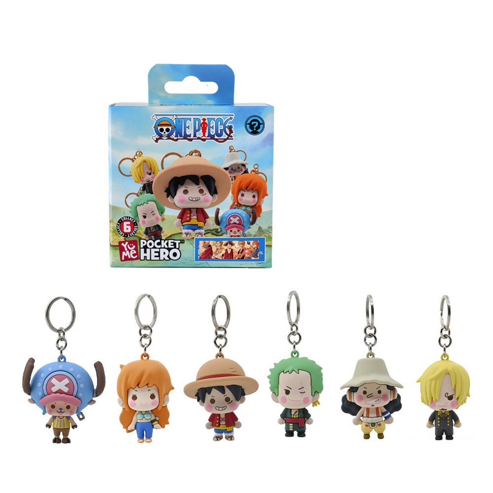 One Piece PVC Blind Box Keychain