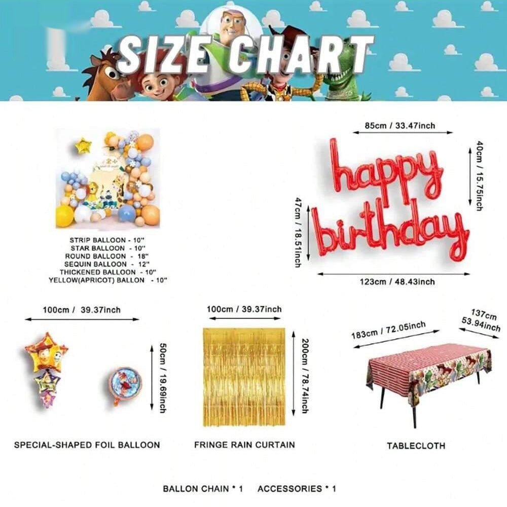 Disney Official Licensed Balloon Set by TOYTORY