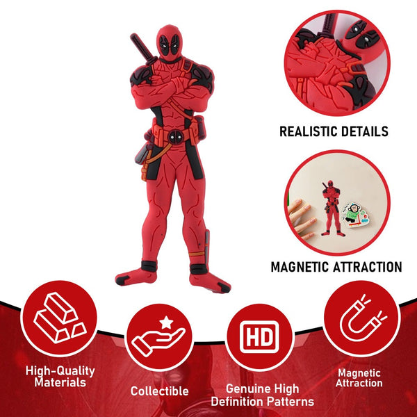 Marvel Official Licensed Deadpool Anime Classic Character Kitchen Refrigerator Magnet