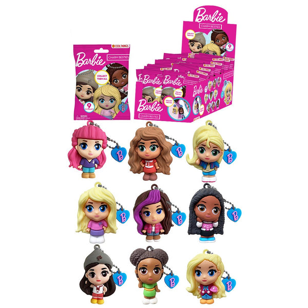 Official Barbie 3D Animation Character Series Blind Bag PVC Keychain