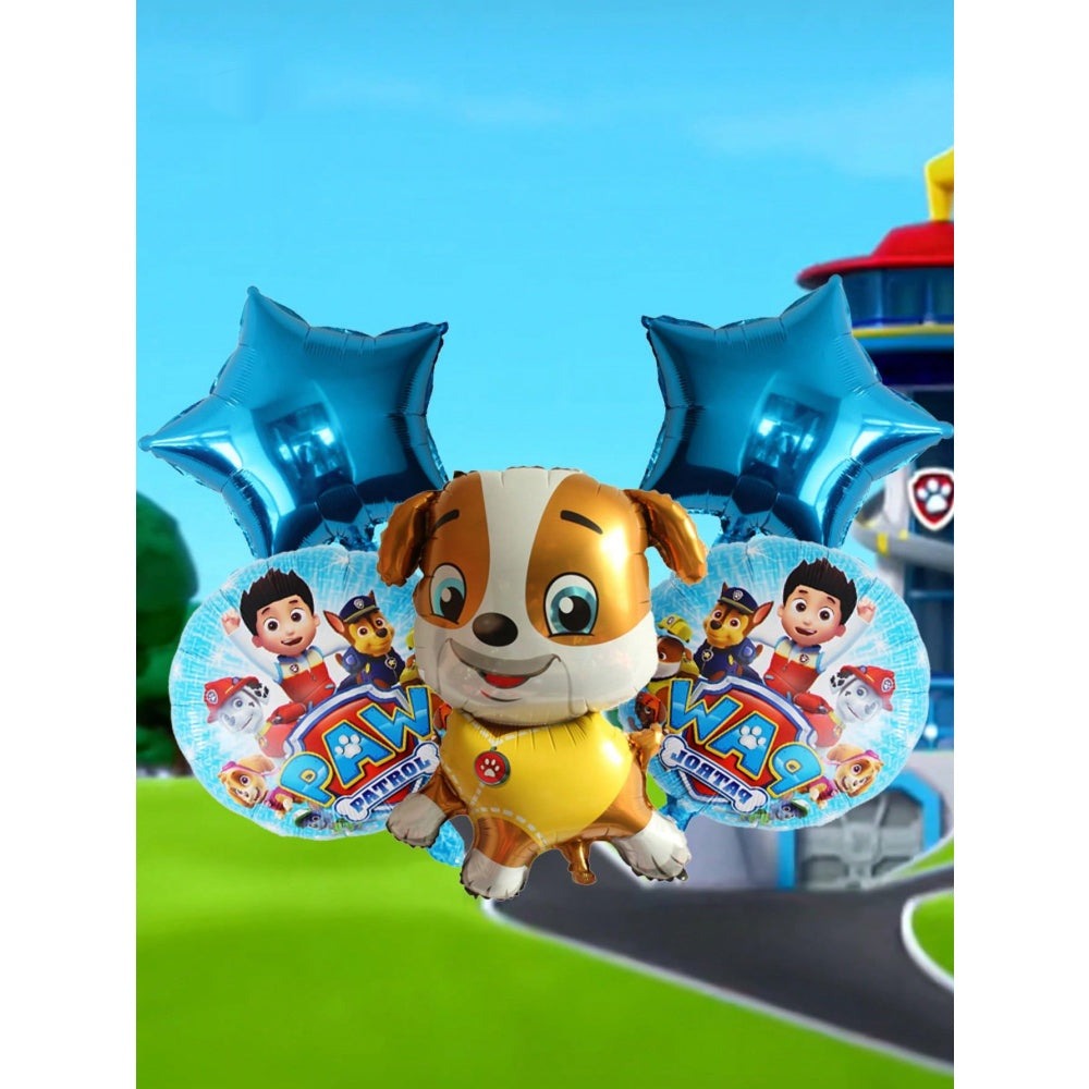 Paw Patrol Rubble and Ryder 5-Piece Balloon Set