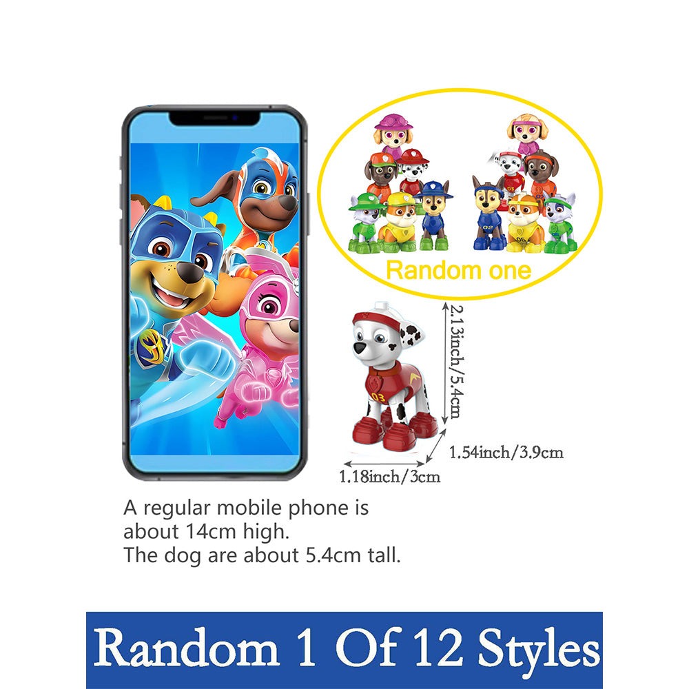 Paw Patrol Blind Box Mini Figures Mystery Lucky Box Desk Decoration Cartoon Puppy Collection Toy Birthday Party Supplies