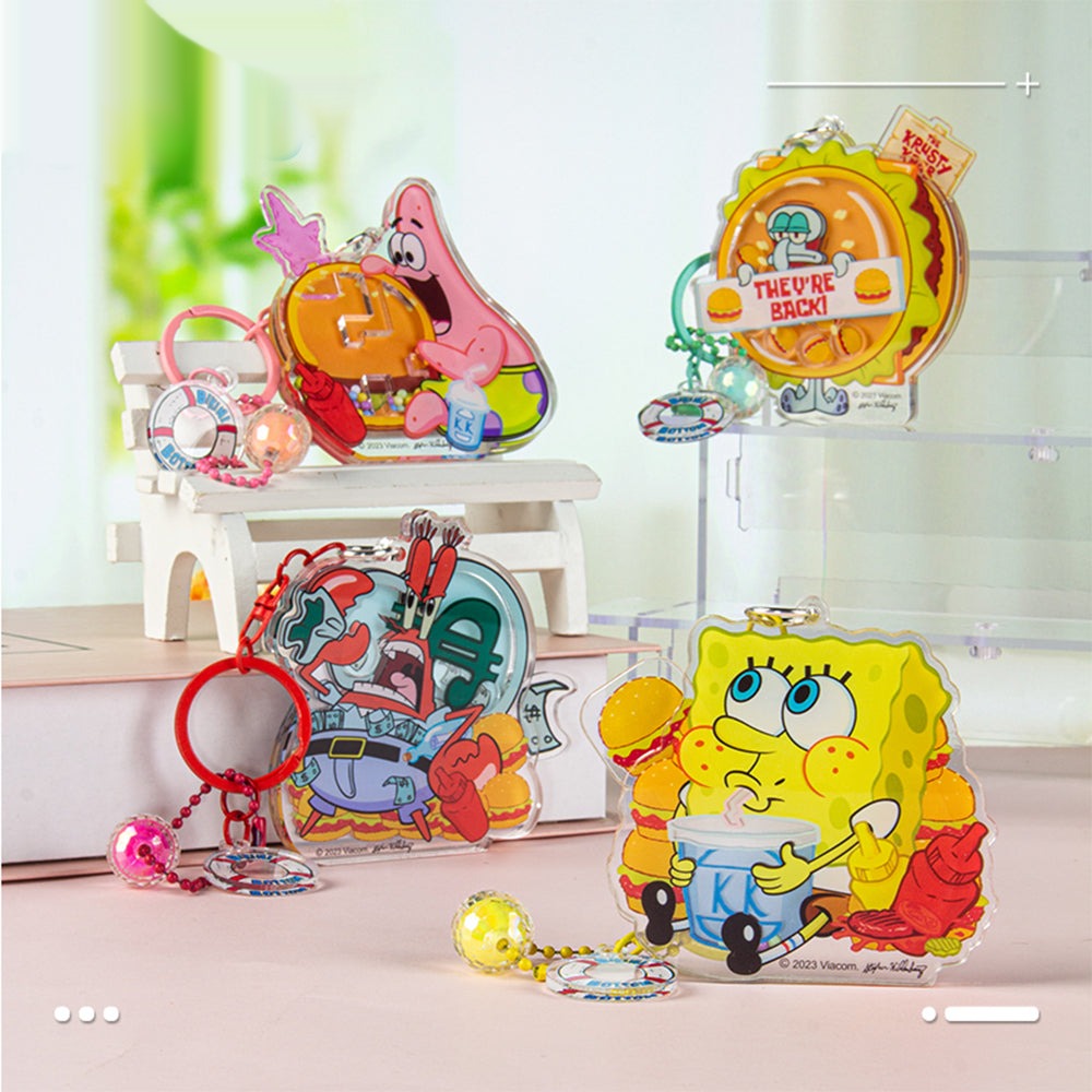SpongeBob SquarePants Acrylic Keychain Secondary image
