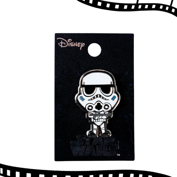 Disney Star Wars Character Zinc Alloy Brooch Collection - Darth Vader, Stormtrooper, Yoda, RDR2