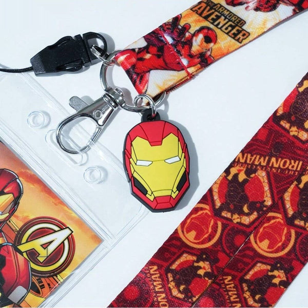 Marvel Official Licensed Iron Man Lanyard Card Holder