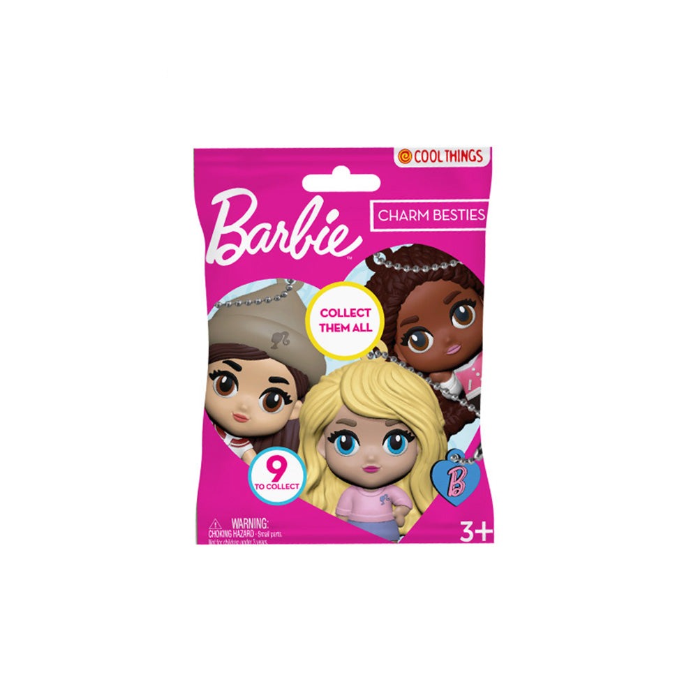 Official Barbie 3D Animation Character Series Blind Bag PVC Keychain