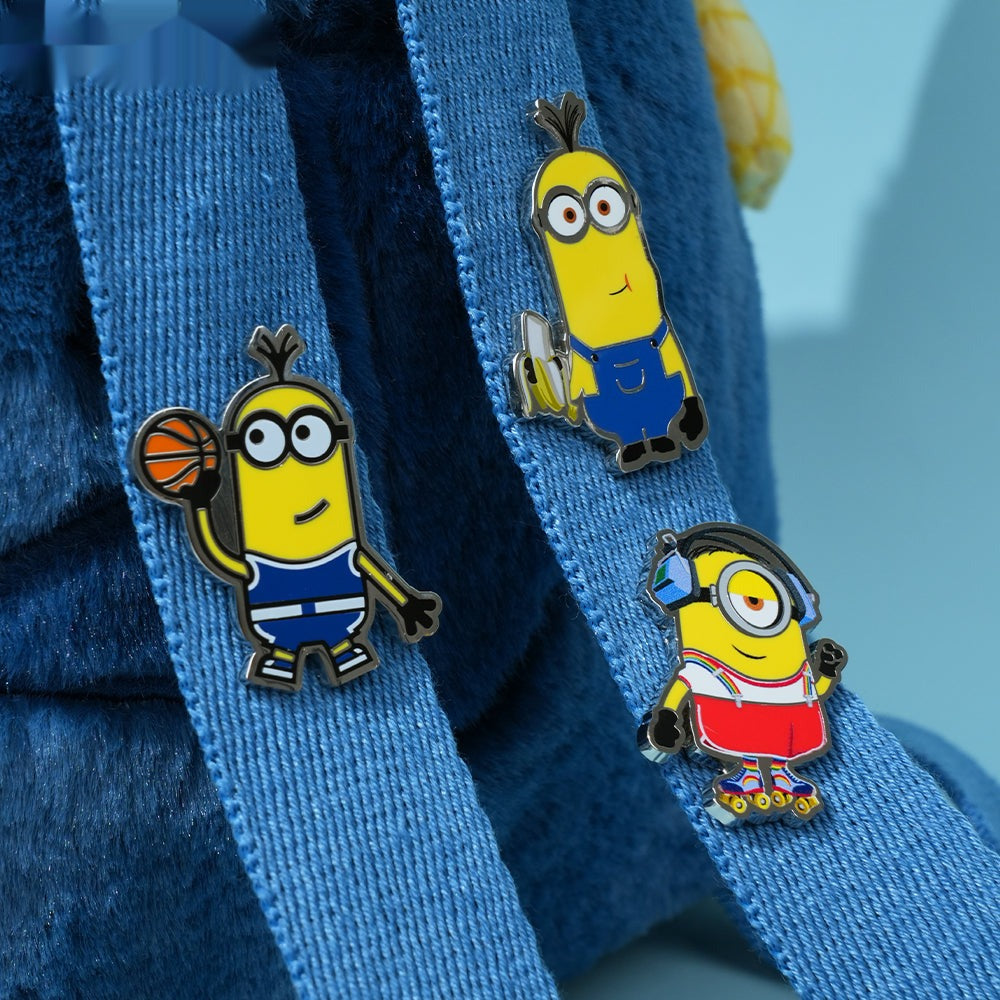 Minion Basketball Zinc Alloy Brooch Secondary image