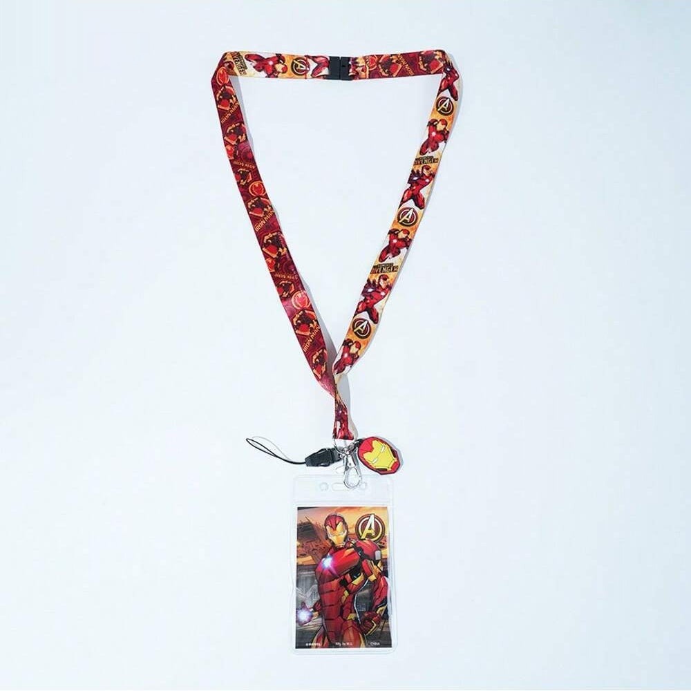 Marvel Official Licensed Iron Man Lanyard Card Holder