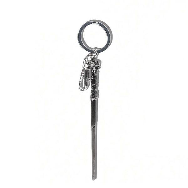 Harry Potter Official Licensed Keychain - Metal Key Ring Dumbledore Voldemort Hogwarts Fashion Trendy Car Key Bag Pendant Accessory Creative Room Decoration Desktop Ornament Christmas Halloween Birthday Anniversary Gift