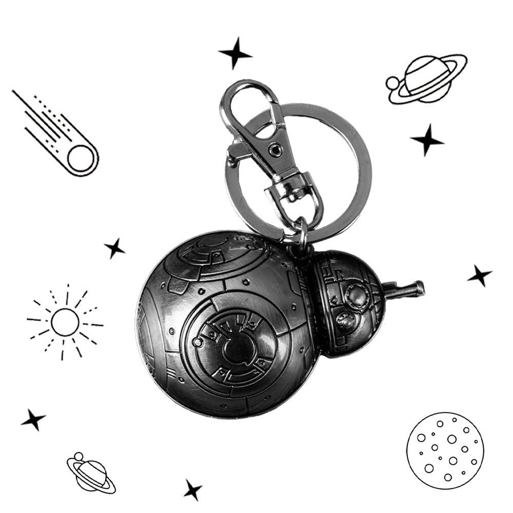 Star Wars Official Licensed Durable Tin Alloy BB-8 Keychain