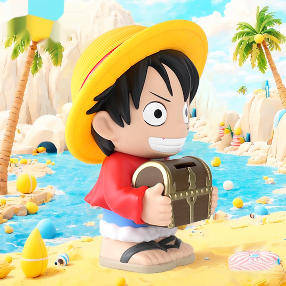One Piece Luffy PVC Coin Bank