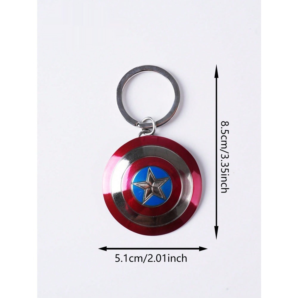 Marvel Captain America Shield Alloy Keychain