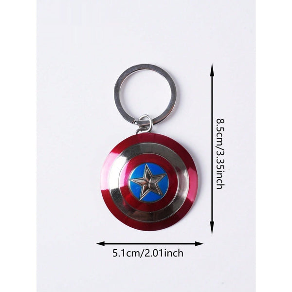 Marvel Captain America Shield Alloy Keychain