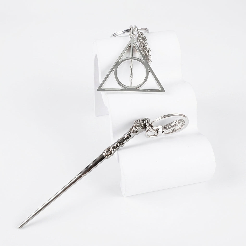 Harry Potter Official Licensed Metal Wand Keychain