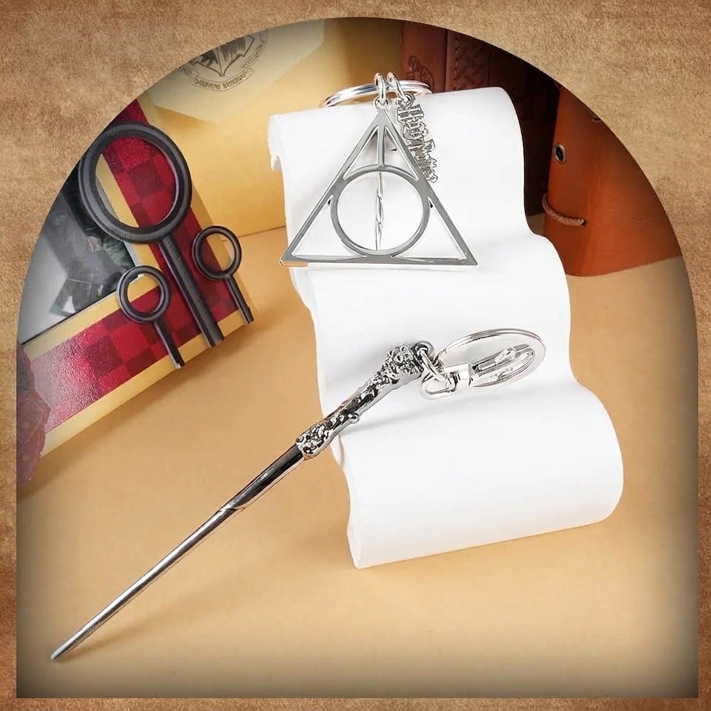 Harry Potter Official Licensed Metal Wand Keychain