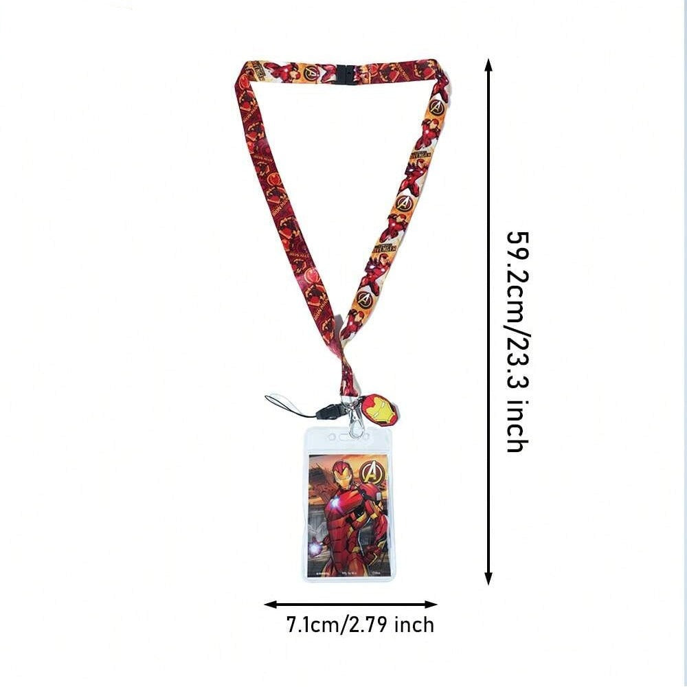 Marvel Official Licensed Iron Man Lanyard Card Holder Secondary image