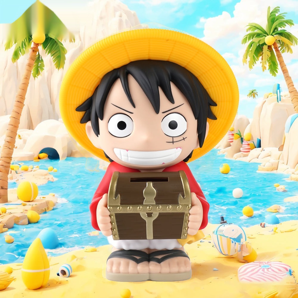 One Piece Luffy PVC Coin Bank