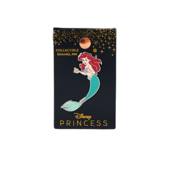 Disney Princess Enamel Brooch - Belle, Jasmine, Ariel Series