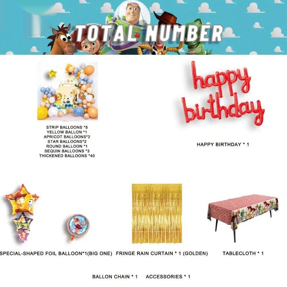 Disney Official Licensed Balloon Set by TOYTORY
