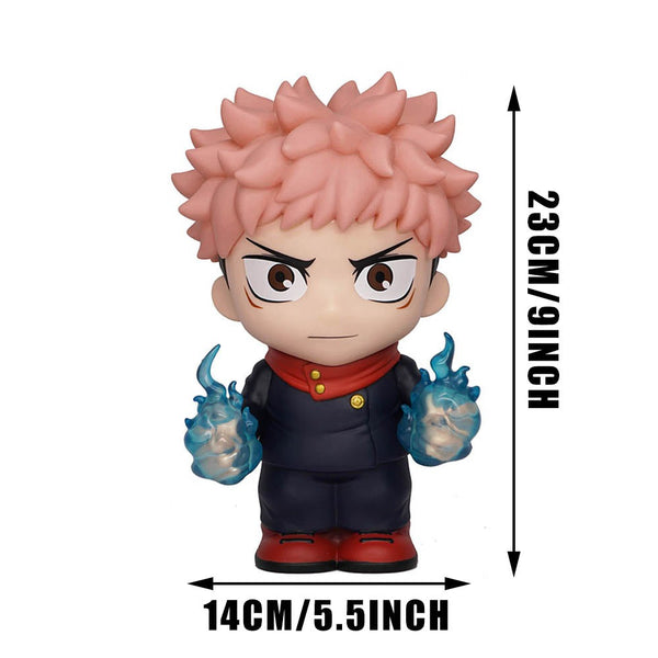 Jujutsu Kaisen Official Licensed Sukuna and Toji Fushiguro PVC Piggy Bank
