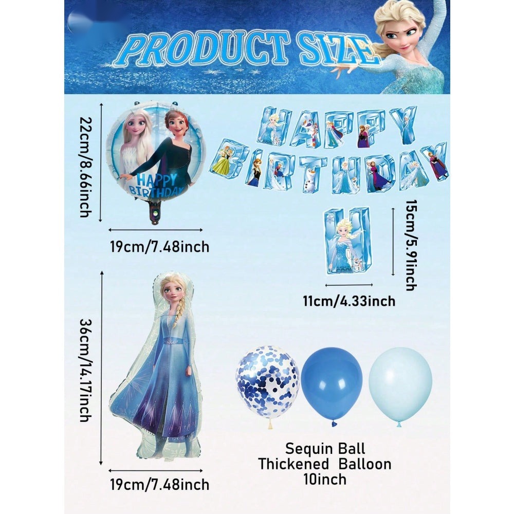 Disney Frozen Elsa Balloon Set - 24 Pieces Secondary image
