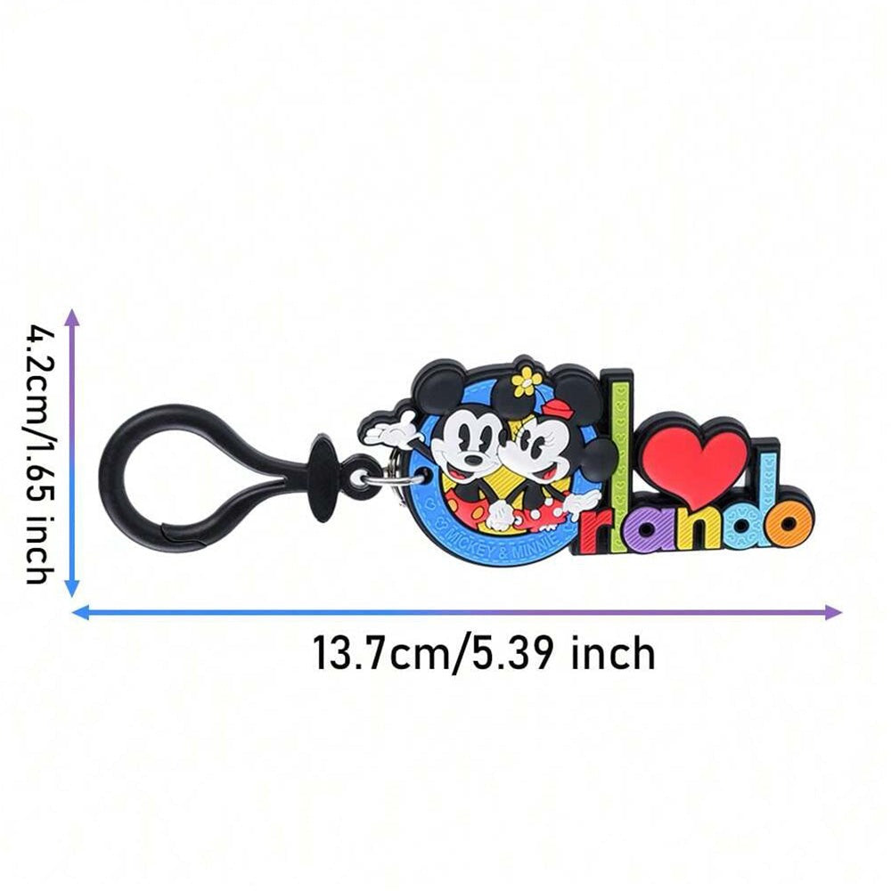 Disney Mickey & Minnie PVC Keychain Secondary image