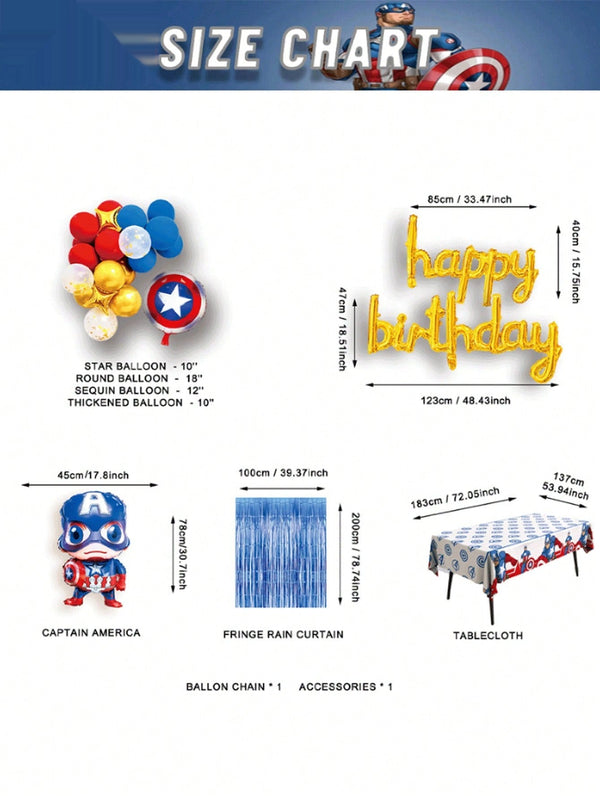 Marvel Captain America Balloon Set