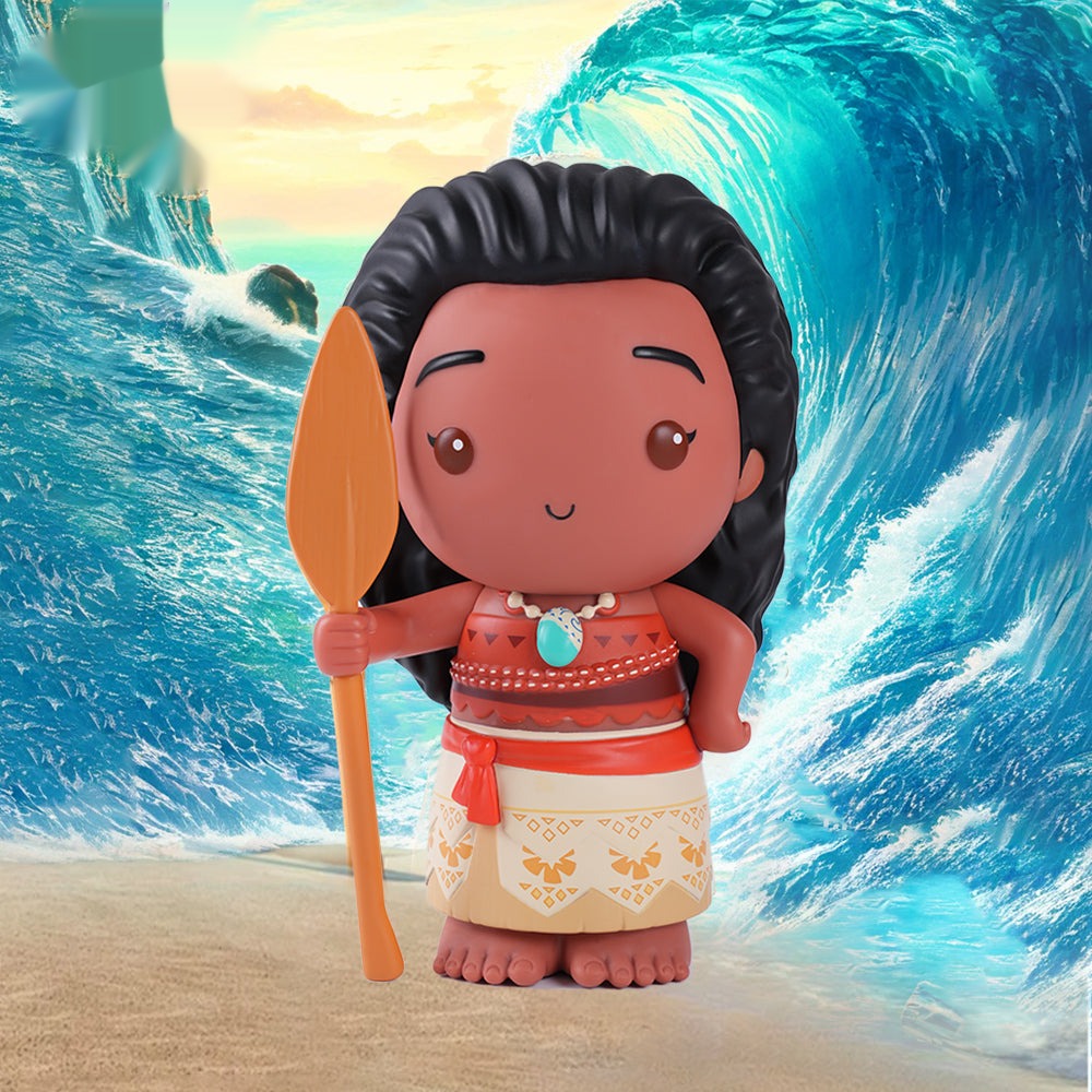 Disney Moana Adventure Princess PVC Piggy Bank - Cartoon Style Coin Bank Collectible