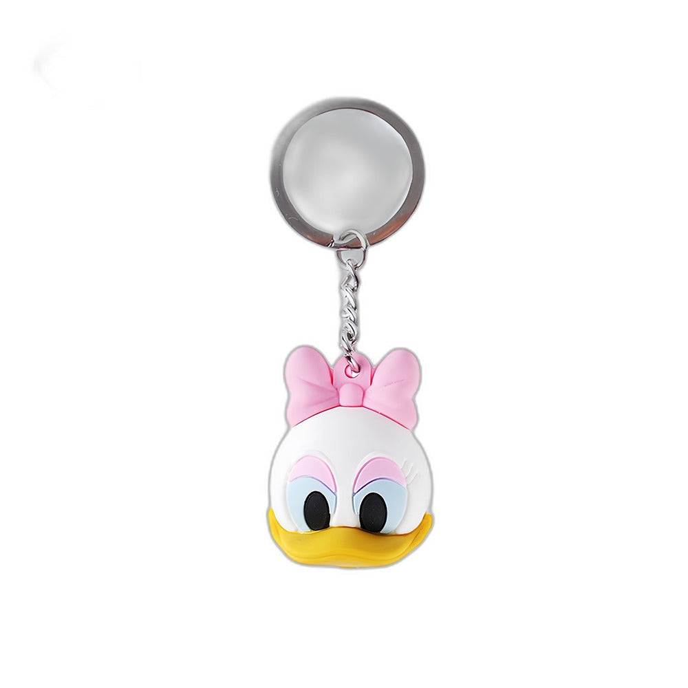 Disney Official Licensed 3D Minnie & Daisy Ball Keychain - Halloween Christmas Gift Bag Decoration Fan Collectible