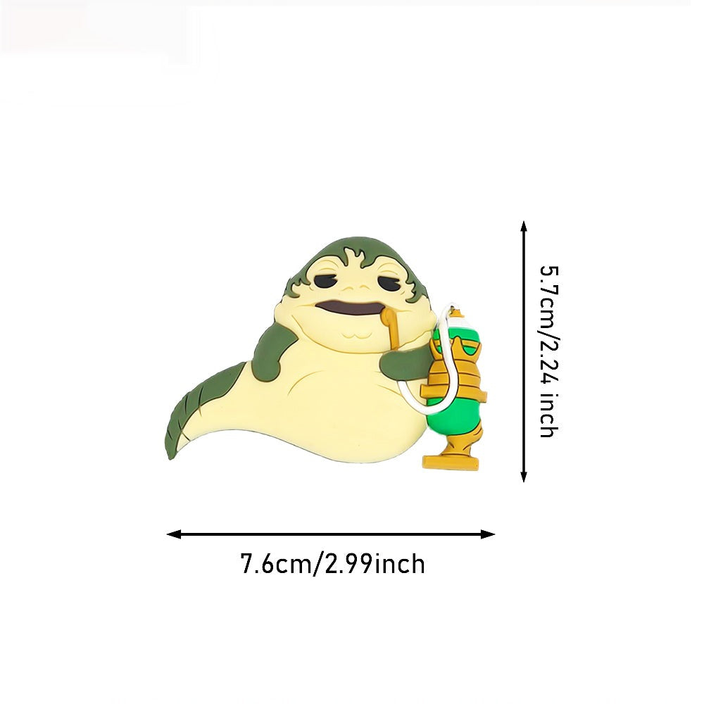 Star Wars Official Licensed Jabba the Hutt 3D Foam Magnet - Darth Vader Broken Helmet Fridge Magnet