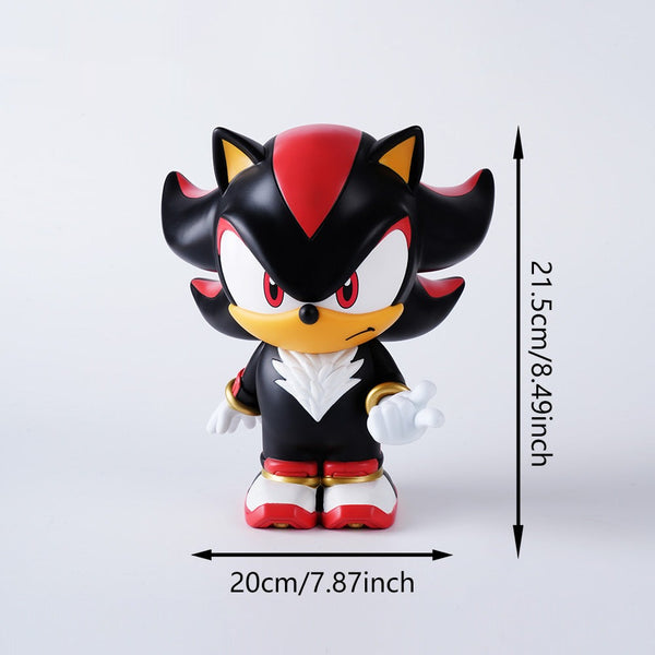 Sonic Official Licensed Shadow PVC Piggy Bank Collectible