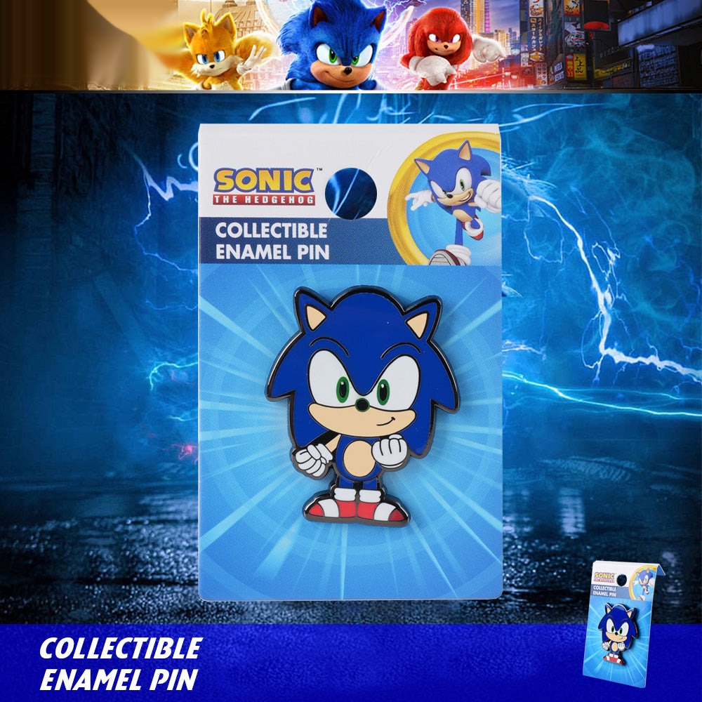 Sonic the Hedgehog Official Licensed Colorful Zinc Alloy Brooch