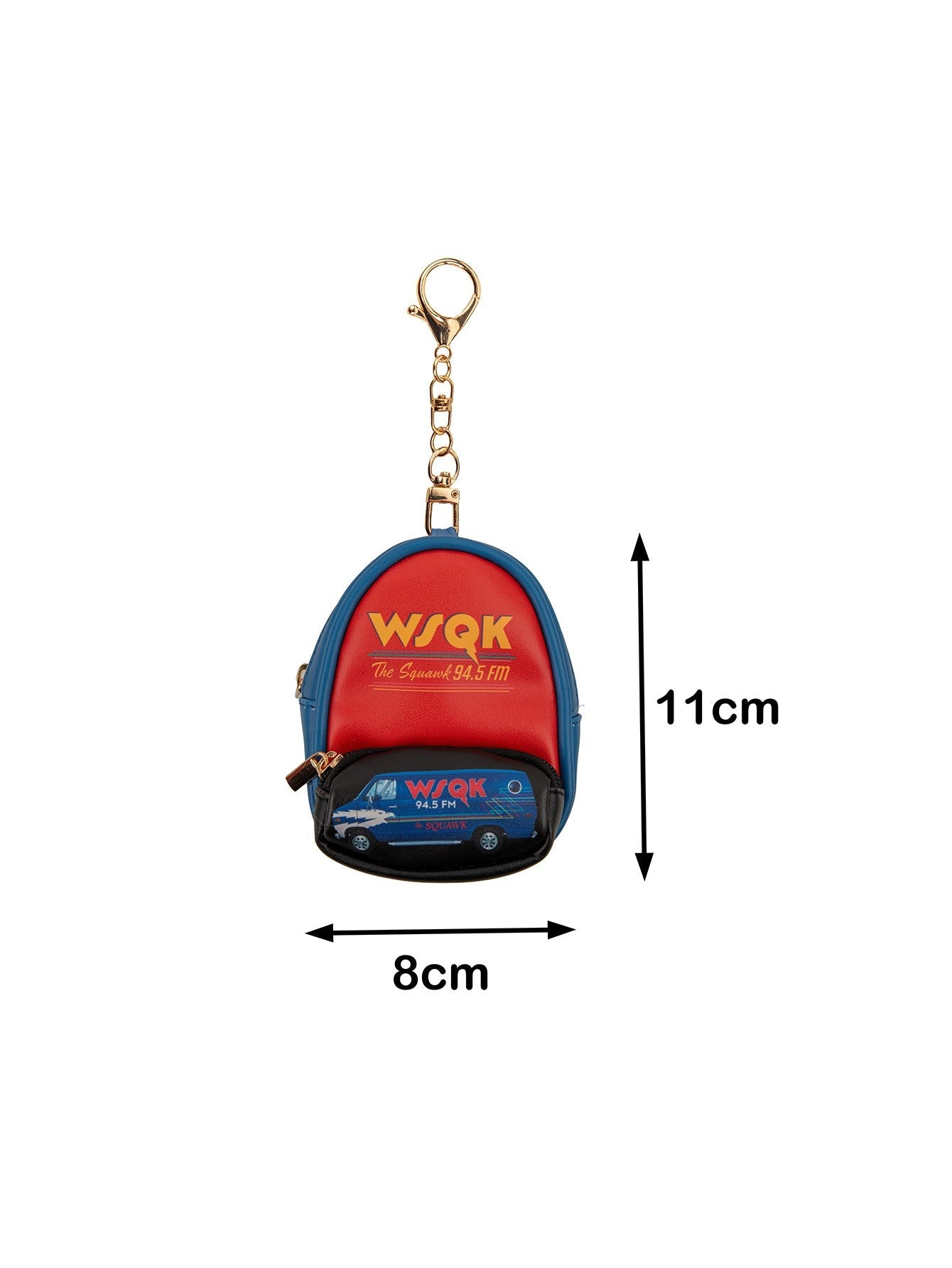 Cinereplicas Stranger Things WSQK Backpack PVC Keychain Secondary image
